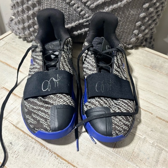 Adidas James Harden Vol. 3 Black Active Blue Tiger-Size: 10.5 - Picture 2 of 6